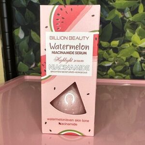 Billion Beauty Watermelon Niacinamide Highlighter Serum — Pink